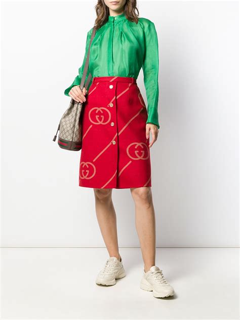 gucci logo skirt|Gucci skirt ioffer.